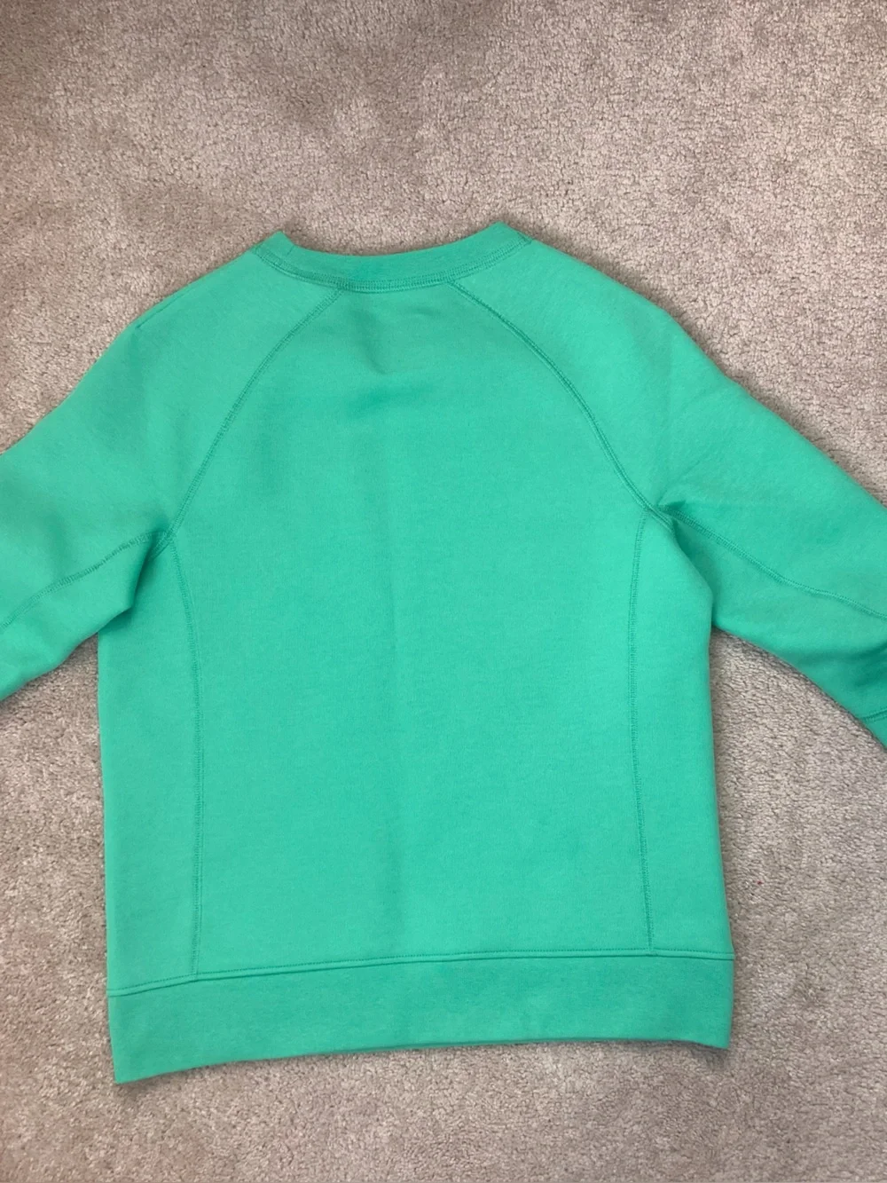 Nike Teal Green Crew Sweatshirt with Small Swoosh